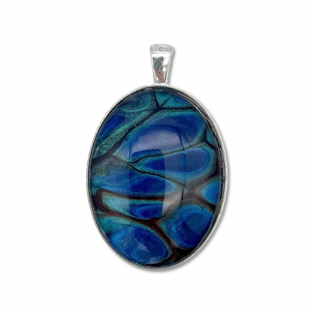 Acrylic Paint Skin Jewelry Pendant